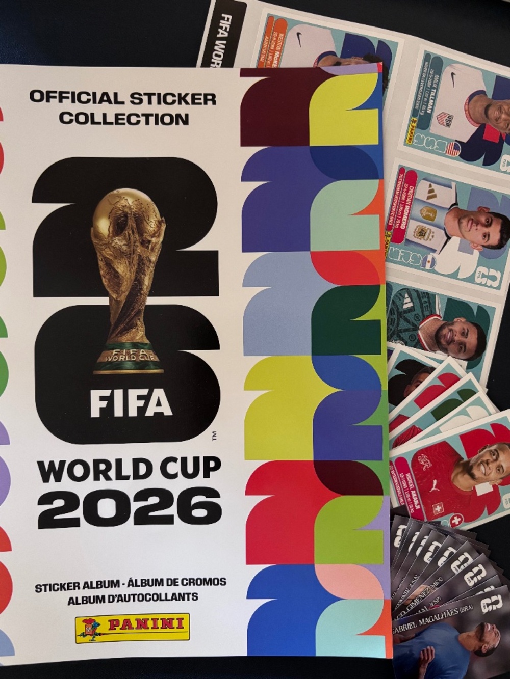 FIFA World Cup 2026 Panini Sticker Album + Player Sticker Set